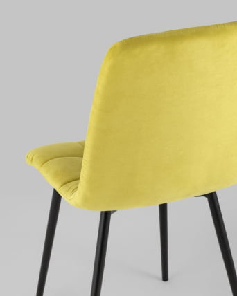 Стул Oliver велюр Золотистый_5