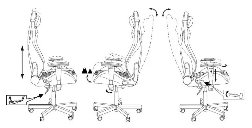 Геймерское кресло Knight Outrider LTD_20