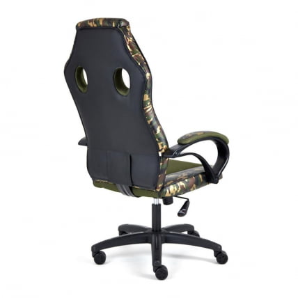 Кресло RACER GT MILITARY кож/зам/ткань, хаки/хаки, TW 28_7