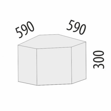 Антресоль угловая (лев/прав) Дакота 103.108_2