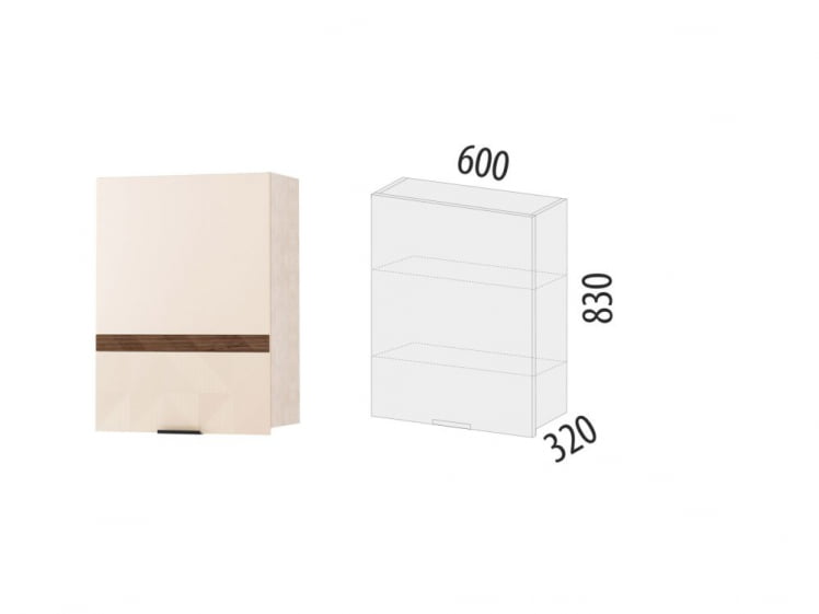 Шкаф кухонный (лев/прав) Дакота 103.36_1