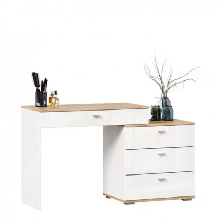 Стол туалетный комбинированный с зеркалом 1200 Фиджи 013 Дуб Золотой Белый_7