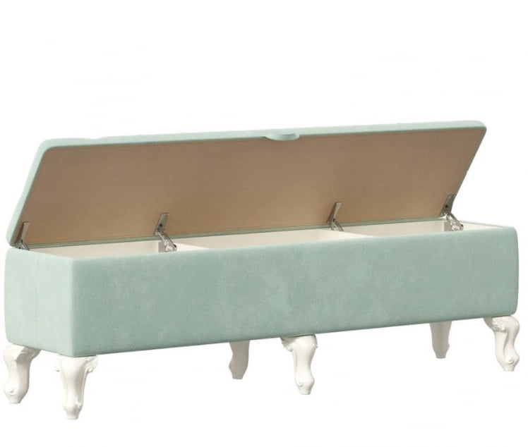 Банкетка 1520 Луиза ЛД 665.150.000 Алебастр Мятный_3