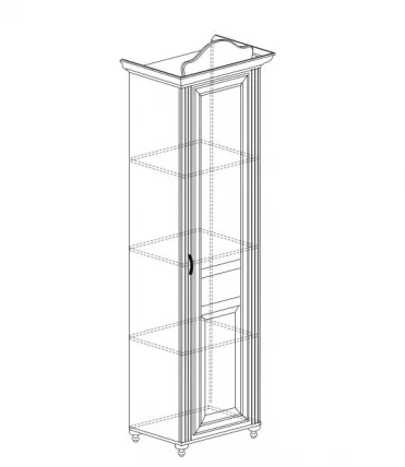 Шкаф-пенал АЛИСА 552_1
