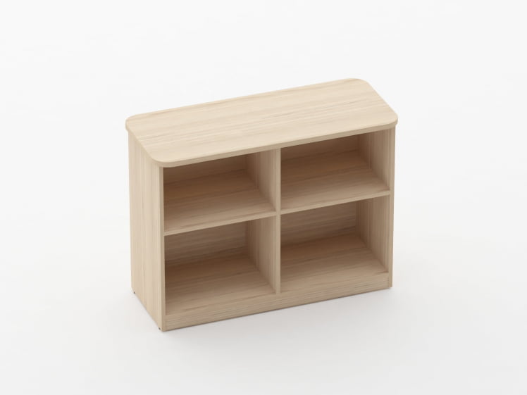 Тумба приставная к столу Glassy 3.18.101 Дуб молочный_0