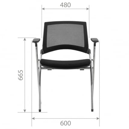 Комплект офисных кресел CHAIRMAN CH890 Черный_10