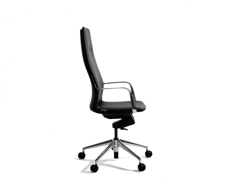 Кресло руководителя Лилль экокожа Черный_1