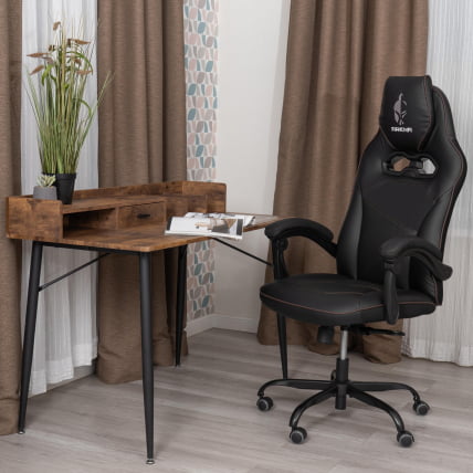 Кресло Arena metalBL кож/зам, черный/черный карбон, 36-6/карбон черный_16