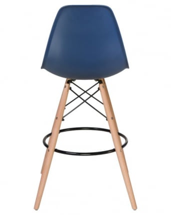 Стул барный ДОБРИН ДСВ БАР (ножки светлый бук, цвет темно-синий (БЕ-12)) 2 шт / DOBRIN DSW BAR (BE-12))_5
