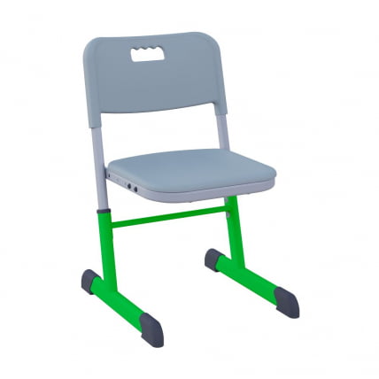 Стул ученический СМАРТЙ регулируемый по высоте (рост 3-5) Зеленый/Серый / SMARTY_0
