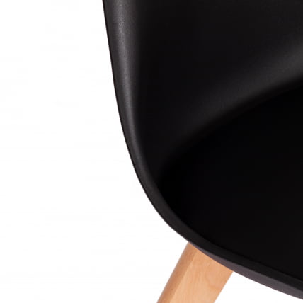 Стул TULIP (mod. 73-1) дерево/пластик/экокожа, 47,5x55x80 см, черный_6