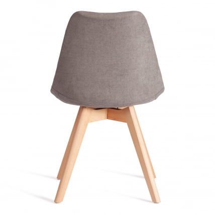 Стул TULIP SOFT (mod. 053V) дерево/пластик/ткань, 49,5 x 54,5 x 84 см, Серый (Grey) LY1701-26_3