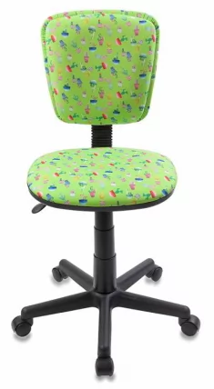 Кресло детское Бюрократ CH-204NX/CACTUS-GN Зеленый Кактусы_1