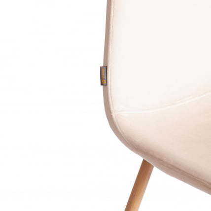 Стул БРЕЕЗЕ (мод. ДЖСC-58) Велюр/металл , 44 х 53 х 86 см, Cреамй (кремовый) ХЛР 5 / натуральный / BREEZE (mod. JSC-58) Creamy HLR_7