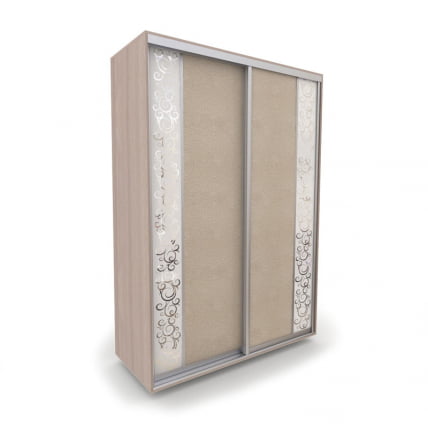 Шкаф-купе 2-х дверный Акцент-Вера КС 1600х600 Ясень шимо светлый_0