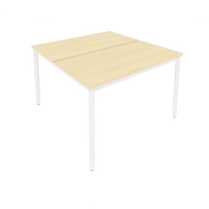 Рабочая станция на металлокаркасе SLIM SYSTEM С.СП-4.2 Клен-Белый_0
