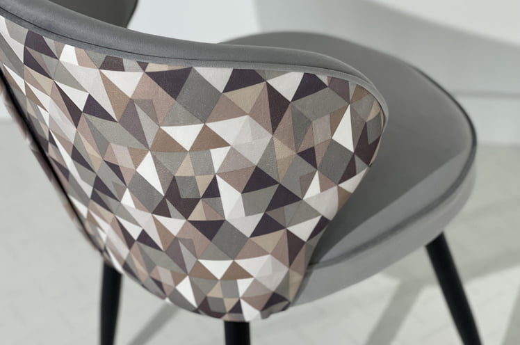 Стул Остин (серый (велюр)/черный)_2