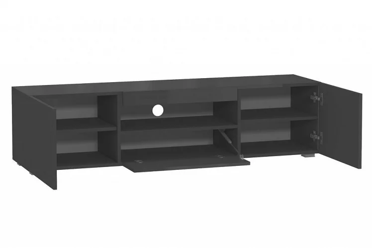 Тумба ТВ 1500 Бруклин ЛД.685.010.000 Антрацит глянец_1