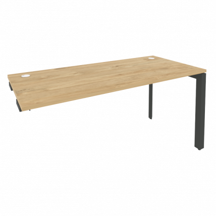 Стол-приставка на П-образном м/к к опорным элементам ONIX O.MP-SPR-4.7 Тиквуд Светлый/Антрацит_0