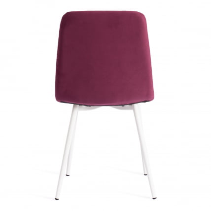 Стул CHILLY MAX Велюр/металл , 45 х 54 х 90 см , темная фуксия/белый_3