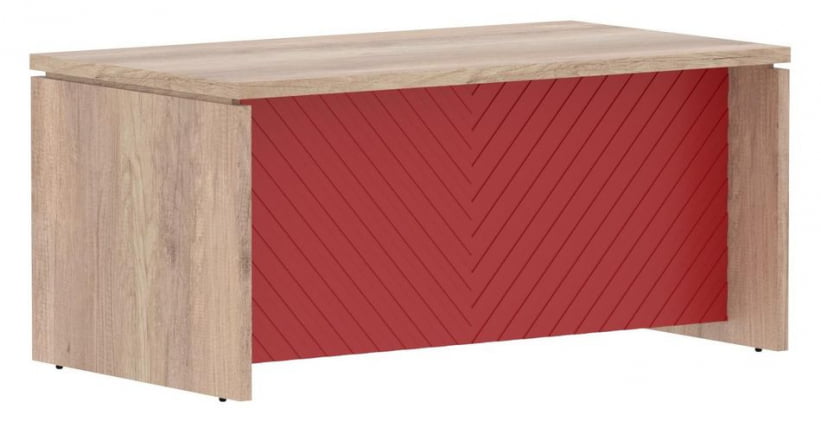 Стол руководителя Torr LUX TLST 169H Дуб Каньон Красный_0