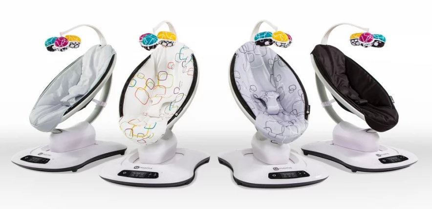 Электронное кресло-качалка 4Moms Mamaroo 4.0 Мультиплюш_6
