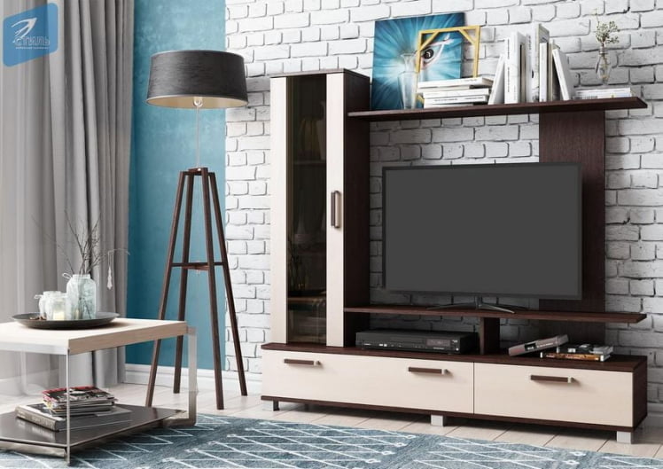 Гостиная Соло 6 Венге Дуб молочный_5