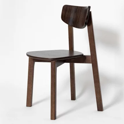 Стул с жестким сиденьем Вега Эмаль белая_2