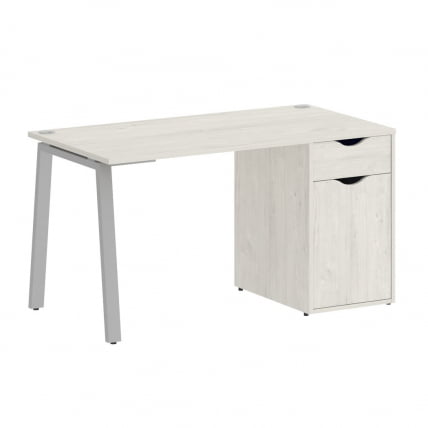 Стол письменный HOME OFFICE VR.SP-3-138.1.A Дуб Наварра/Серый металл_0
