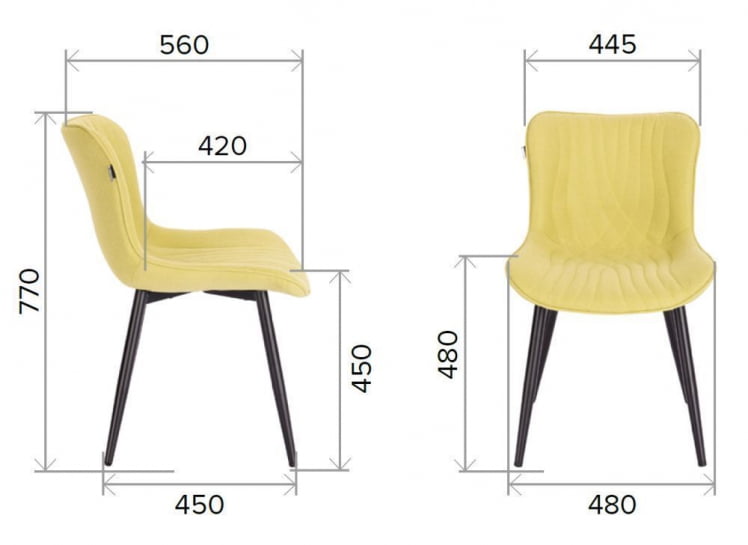 Стул Everprof Aqua Ткань Голубой_5