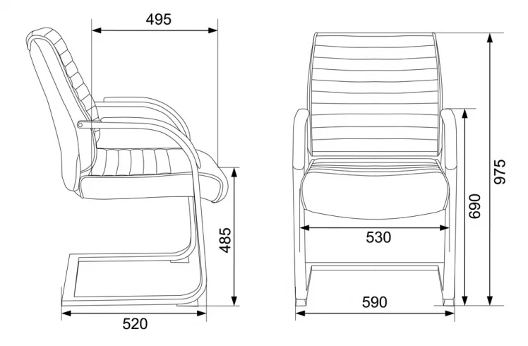 Кресло для персонала Бюрократ T-8010N-LOW-V/BLACK_4