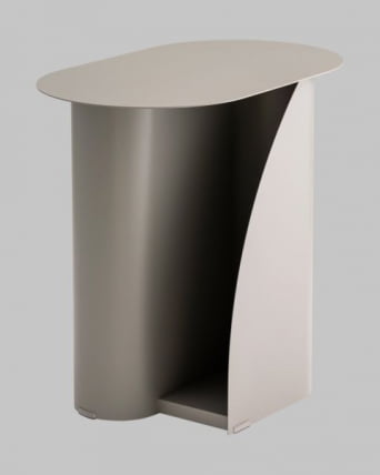 Журнальный столик Yvaine металл темно-серый_3