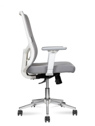 Кресло офисное Бест ЛБ вхите Грей / Best LB white Grey_3