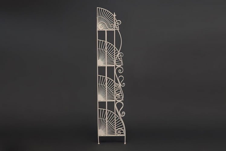 Этажерка угловая Secret De Maison 001 стальной сплав, 50х35х160см, butter white_5