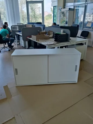 Тумба-купе для рабочего модуля Deka 9.02.145 Белый_4