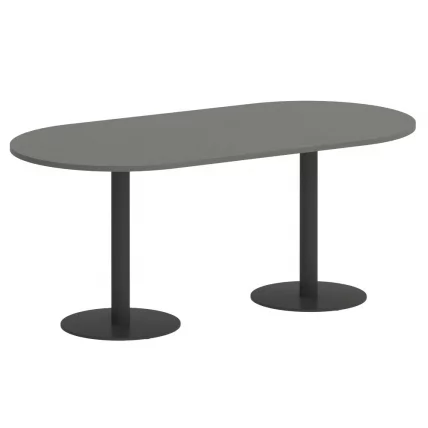 Стол овальный HOME OFFICE VR.SP-5-180.1 Металлик/Антрацит металл_0