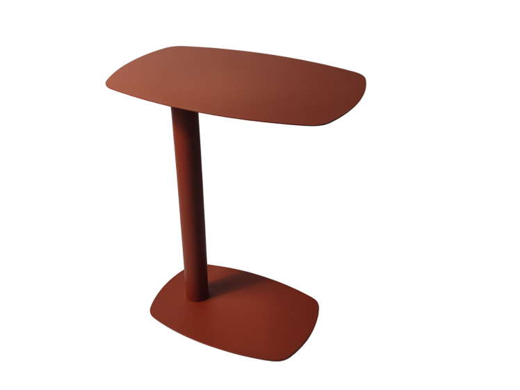 Журнальный столик Eanna S металл красный_0