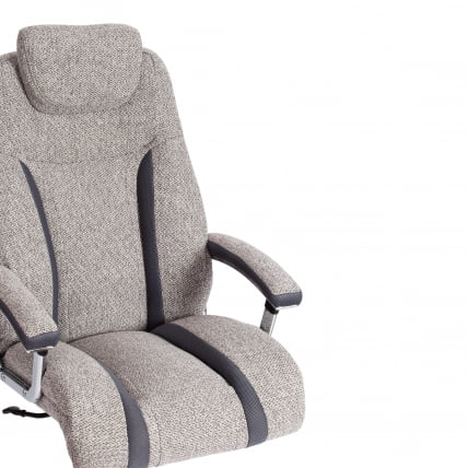 Кресло офисное Труст (макс) ткань, серый/серый, МДЖ190-21/ТВ-12 / Trust (max) MJ190-21/TW-12_8