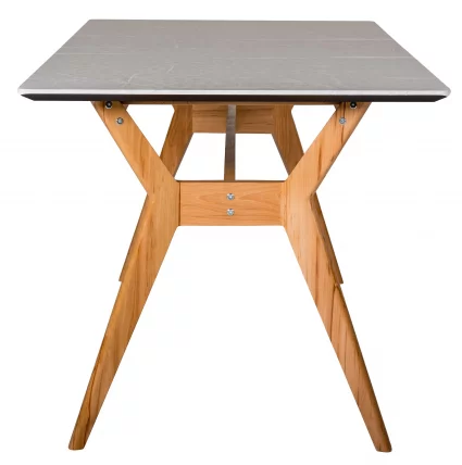 Стол Нарвик раскладной 140-180 БУК-Мрамор Бьянко_2