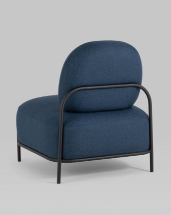 Кресло Стоун 1 рогожка Синий_7