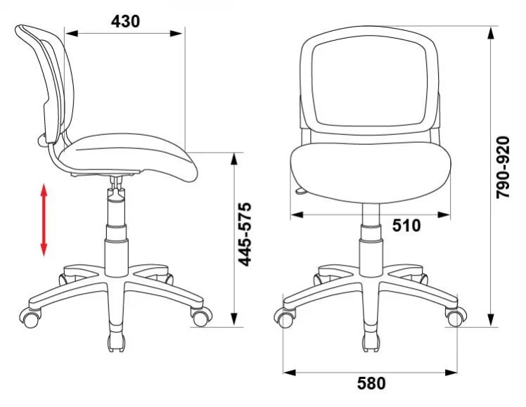 Кресло офисное Бюрократ CH-296NX/Neo Black_5