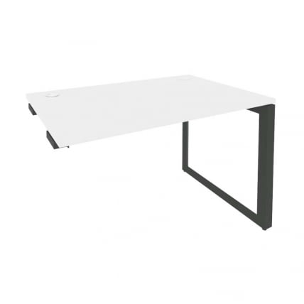 Стол-приставка на О-образном м/к к опорным элементам ONIX O.MO-SPR-2.8 Белый Бриллиант/Антрацит_0