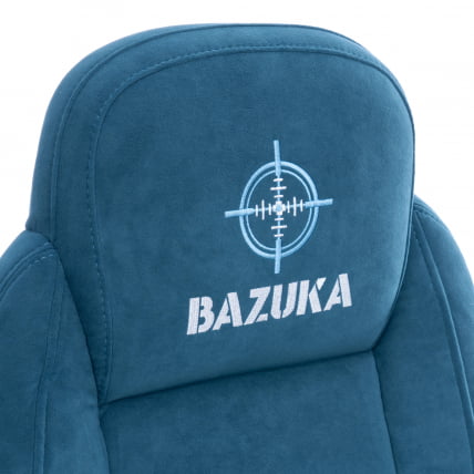 Кресло геймерское BAZUKA metalBL велюр, синий, 32_10