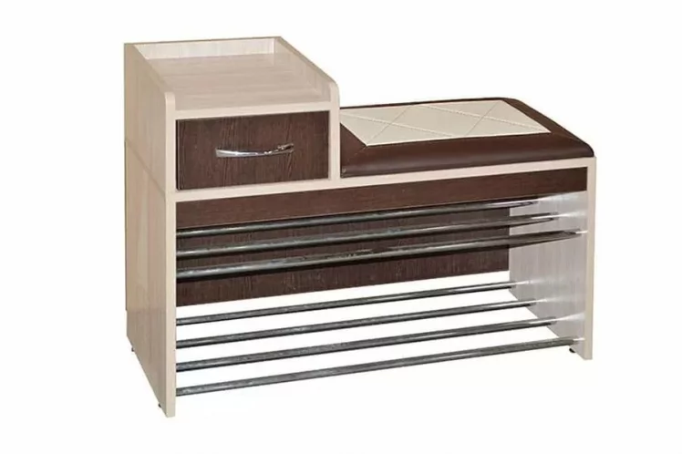 Тумба Ольга 5 Ясень шимо светлый Венге_1