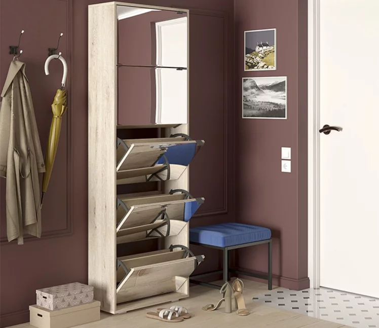 Тумба прикроватная АВИ Дуб бонифаций_2