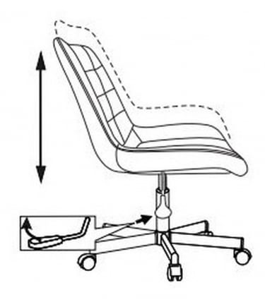 Кресло для оператора Бюрократ CH-350M Оранжевый Velvet 72_4