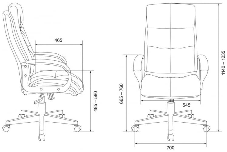 Кресло руководителя Бюрократ CH-824 Песочный Light-21_2
