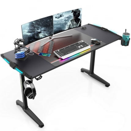 Стол для компьютера (для геймеров) EUREKA GIP 55 Black_5