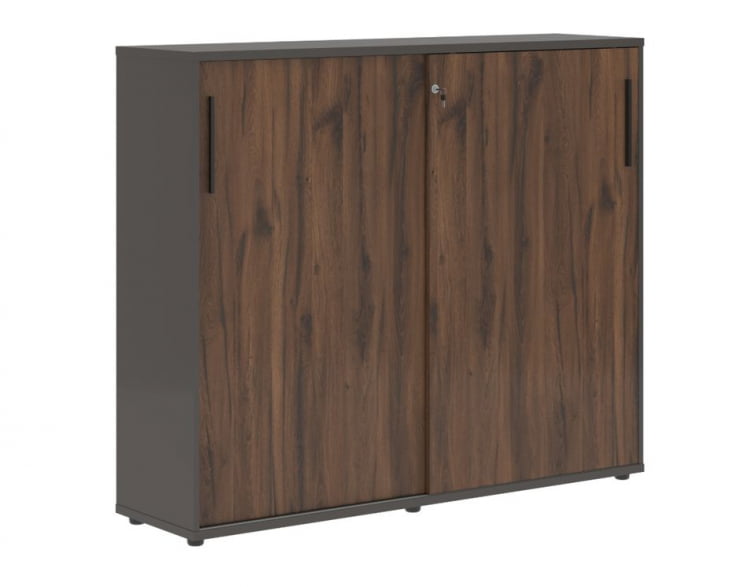 Шкаф с дверьми-купе ЕДИС ЕМC 1643 Дуб Денвер темный Черный Мокко / EDIS EMC_0