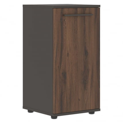 Шкаф колонка с глухой малой дверью ЕДИС ЕЛCС 42.1 Дуб Денвер темный Мокко Мокко / EDIS ELCS_0